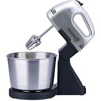 Mixer Cu Bol HAUSBERG HB-3551NG, 7 viteze, putere 250W, BOL DIN INOX DE 2L, Negru