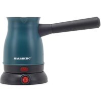 Ibric electric pentru cafea Hausberg HB-3815VR, Putere 800W, Capacitate 800 ml, Inox-Verde