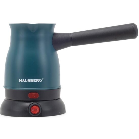 Ibric electric pentru cafea Hausberg HB-3815VR, Putere 800W, Capacitate 800 ml, Inox-Verde
