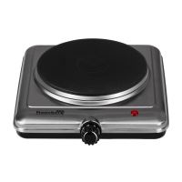 Plita electrica Hausberg cu 1 arzator,1500 W,termostat, Inox