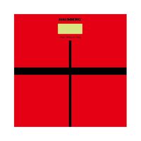 Cantar corporal HAUSBERG HB-6003RS, 180kg, baterie cu litiu 3v, 30x30cm, Rosu