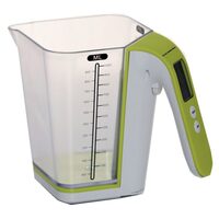 Cantar digital pentru bucatarie Hausberg, ecran LCD, cana gradata