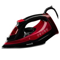 Ютия Hausberg HB-7840RS, Керамичен резервоар за вода 300 мл 2600 W, Червен/Черен