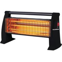 Radiator quartz HAUSBERG HB-8101, 800 W, 3 tuburi, 2 trepte de putere, Negru