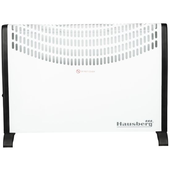 Convector electric podea/perete Hausberg HB 8191, 2000 W, 3 nivele de putere, termostat reglabil