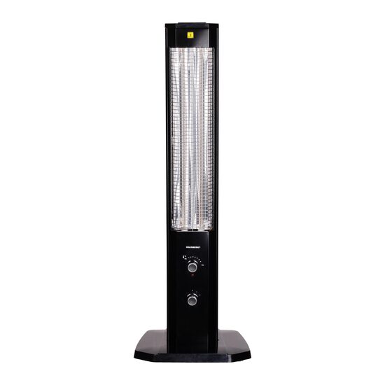 Radiator Electric Hausberg HB-8560, 2300W, Termostat Reglabil, Lampa de semnalizare pentru 3 pozitii, Negru