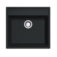 Chiuveta bucatarie Hausberg Ella HBC-9401, compozit, negru, 53 x 50 cm