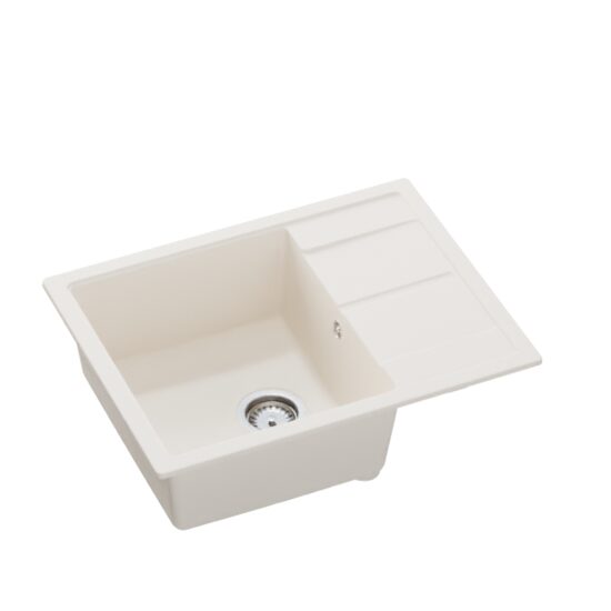 Chiuveta bucatarie Hausberg Delia HBC-9900, compozit, bej, 79 x 50 cm