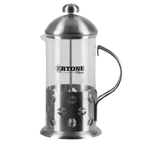 Infuzor din sticla pentru Cafea/Ceai ERT-MN 126, filtru inox, 350 ml