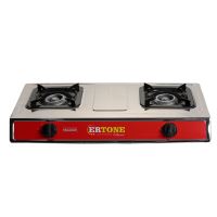 Minigaz cu 2 ochiuri Ertone MN204, inox, GPL (numai butelie), aprindere electronica