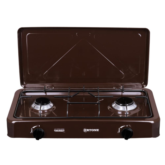 Aragaz, Minigaz 2 arzatoare Ertone ERT-MN 207MR, Emailat