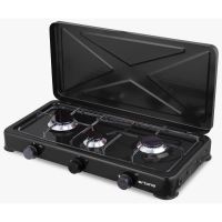 Minigaz 3 ochiuri ERTONE MN213NG, emailat, cu capac, alimentare cu butelie gaz GPL