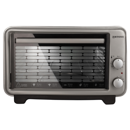 Cuptor electric Ertone MN9135GR, 36L, 1420W, Inaltime reglabila, 2 Tavi, Gri