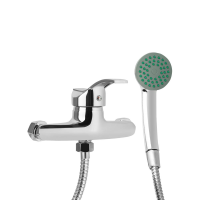 Baterie baie pentru dus Sanitec SN0009, monocomanda + accesorii, material Zinc