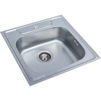 Chiuveta bucatarie inox Freddo SN9021, dimensiune  48 x 45 cm, adancime 18 cm, finisaj anticalcar