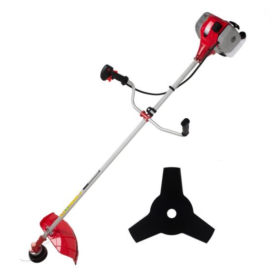 Косачка Tatta TM44-5, 52 cc, 4.76 HP, обороти на двигателя под товар 9000 RPM, празен ход 3000 RPM, резервоар 1200 ml, 1500 mm