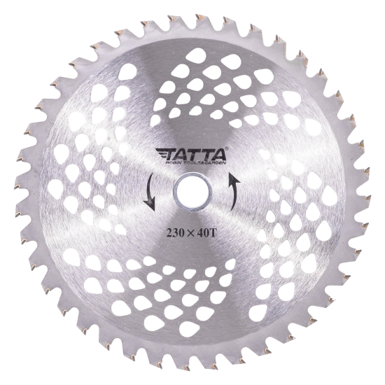 Disc motocoasa circular Tatta TT-1001, dinti vidia, 230x40T, pentru iarba