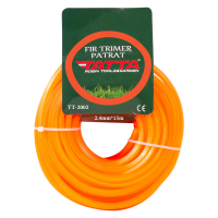 Fir patrat din nylon pentru trimmer TATTA TT-2002, grosime 2.4mm, lungime 15m