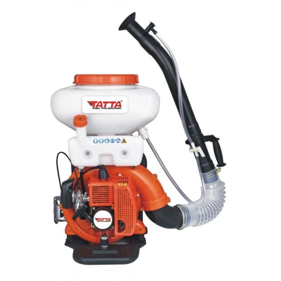 Atomizor Tatta TT-A14PO, putere motor 1.83kW, 2 timpi, 1.5 l, benzina, viteza de rotire 7500r/min, pompa booster, 14 litri, Portocaliu