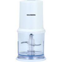 Tocator electric HAUSBERG HB-4502AB, 400W, 1 treapta de viteza, 500 ml, bol din plastic, cutit cu 2 lame din otel inoxidabil, Alb