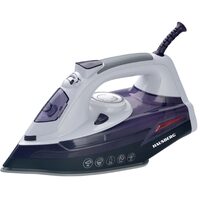 Ютия Hausberg HB-7813MV, Anti-calc, Ceramic, Water Tank 300ml 2000-2300W, бяло-лилаво