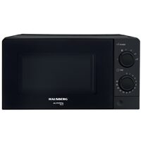 Cuptor cu microunde HAUSBERG HB-8008NG, 20 litri, intrare 1100 W, iesire 700 W, 5 nivele de putere, control mecanic, termostat, timer 35 minute, functie dezghetare, lumina interioara, semnal sonor de terminare a programului, Negru