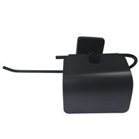 Suport cu capac pentru prosop hartie, negru