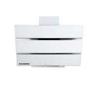 Hota incorporabila decorative HAUSBERG HB-1820AB, 112W, Corp din Sticla, LED, Putere de absorbtie 450 m3/h, 60 cm, Alb 