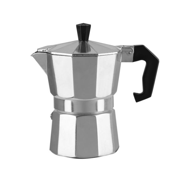 Cafetiera Ertone ERT-MN 450, 90ml, Pentru 3 cesti, material aluminiu