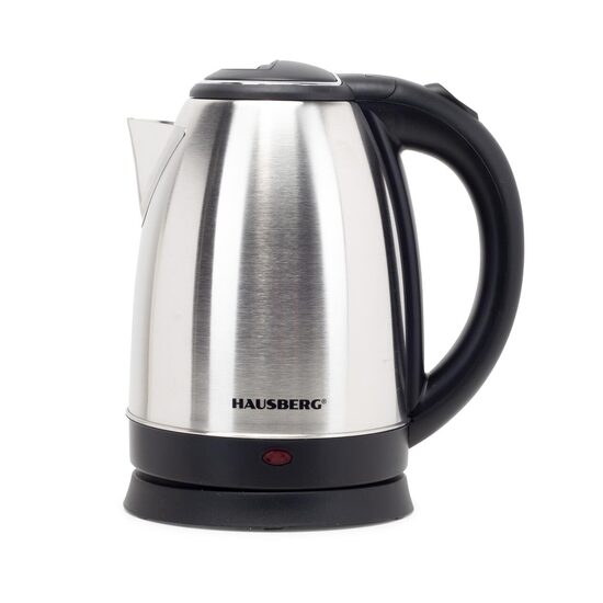 Cana fierbator inox Hausberg HB-3615, 1500 W, 1.8 L, suport rotativ, sistem de protectie