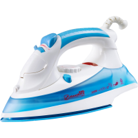 Ютия Hausberg HB-7805BL, керамична гладеща плоча, пароструйка 12g/min, вертикална пара 25g/min, система против капене, система за самопочистване, 2200W