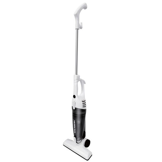 Aspirator vertical 2 in 1 HAUSBERG HB-2025AB, fara sac, aspirare uscata, filtru Hepa, 0.5 L, 600W, Alb-Negru