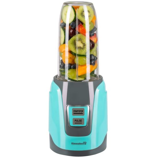 Блендер Hausberg HB-7675BL Bleu, Мощност 1000W, Вместимост 1000мл, меден мотор