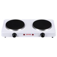 Plita electrica Ertone MN200AB, 2000W, 2 arzatoare, Alb