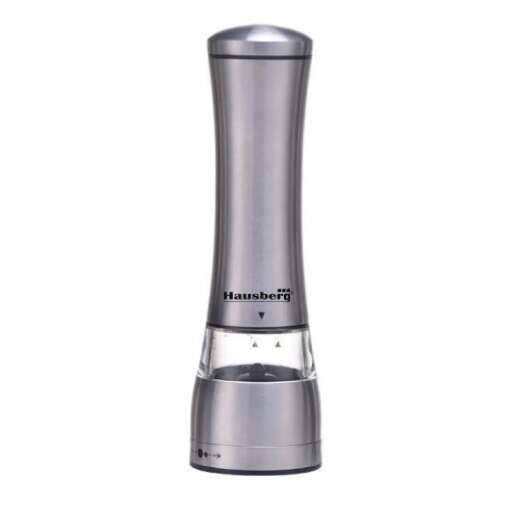 Rasnita sare/piper Hausberg HB-H7600, Manuala, corp din inox 22 cm