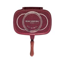 Tigaie Dubla Grill Hausberg HB-H1540MR, 36 cm, Interior Antiaderent Marmura, Maro