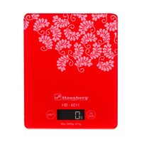 CANTAR BUCATARIE HB6011 ROSU (taxa baterie inclusa)