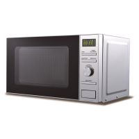 Cuptor cu microunde Hausberg HB-8004, 1200W, 6 trepte de putere, 20L, control digital, Argintiu