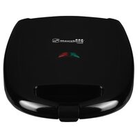 Sandwich Maker Hausberg HB-3522NG, 1200 W , culoare negru, avertizare led, model grill