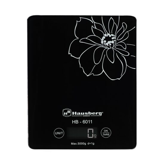 CANTAR BUCATARIE HB6011 NEGRU (taxa baterie inclusa)