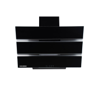 Hota Incorporabila decorativa Hausberg HB-1815NG, 60 cm, putere de absorbtie 450m3/h, Filtru aluminiu, Negru