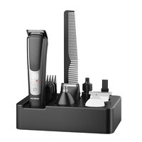 Set aparat de tuns profesional HAUSBERG HB-76GR, accesorii, autonomie 120 min, 5W, afisaj LCD