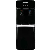 Подов диспенсер за вода HAUSBERG HB-6023NG, мощност на отопление 550 W, мощност на охлаждане 85 W, резервоар за вода от неръждаема стомана, светлинен индикатор, регулируем термостат, черен