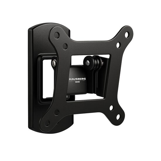 Suport TV de perete reglabil HAUSBERG HB-H09R, 14-27 inch, VESA, Greutate maxima suportata 25 kg, Negru