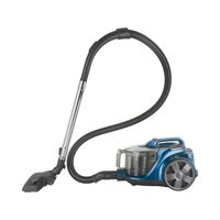 Прахосмукачка без торба HAUSBERG HB-2821BL, 1200-1800W, мултициклон, сухо засмукване, капацитет 3 литра, HEPA филтър, контрол на скоростта, автоматично навиване на кабела, синьо-черно