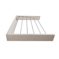 Uscator de rufe Kluder, Montabil pe perete, Aluminiu, Alb, 1000 x 500 mm