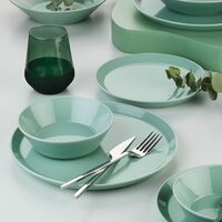 Сервиз за маса FORZA, 24 части, 6 души, порцелан, зелен, кутахя порцелан