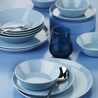 Сервиз за маса FORZA, 24 части, 6 човека, порцелан, син, кутахя порцелан