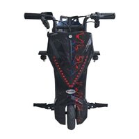 Електрическа дрифт триколка Hausberg HB-KD05NG, 8 инча, мотор 250-300W, 3 скорости, пробег 10-15 км, скорост 15 км/ч, черна