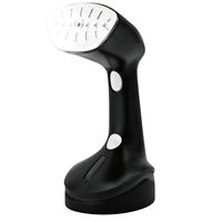 Вертикална ютия HAUSBERG HB-7901NG, 1200-1400 W, 200 ml подвижен резервоар, гладеща плоча от неръждаема стомана, пара 18 g/min, бутон за включване/изключване, черен